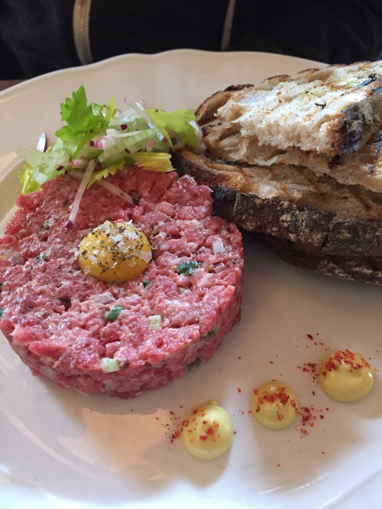 Prime Beef Tartare “NewOrleans”, tabasco aioli, quail egg 