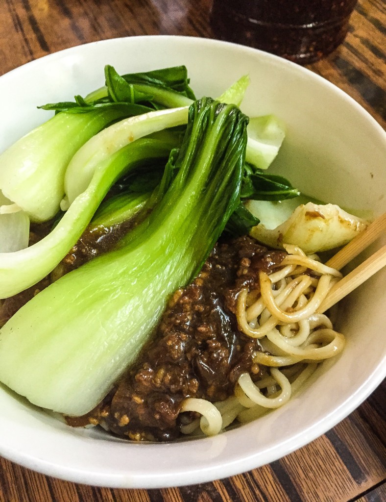 #11 - Dry Noodle with Minced Pork Sauce - $6
