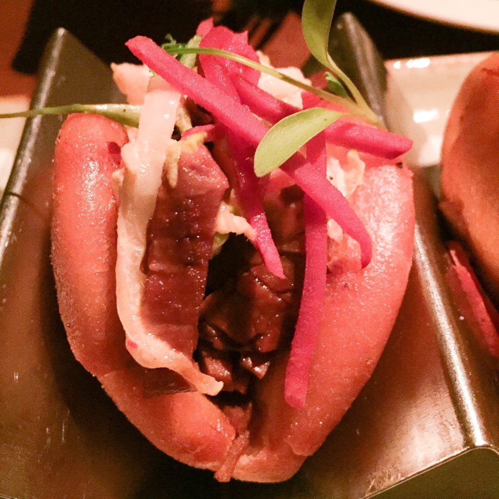 CRISPY BAO BUNS brisket / crunchy asian slaw / sesame  $19 